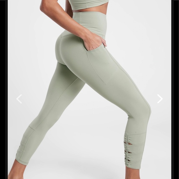 Athleta Salutation Stash Pocket II Cinch 7/8 Tight size S - Picture 2 of 14